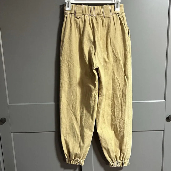 I.Am.Gia Womens Cobain Elastic Waist High Rise Jogger Pants Yellow Size Small - Picture 5 of 11